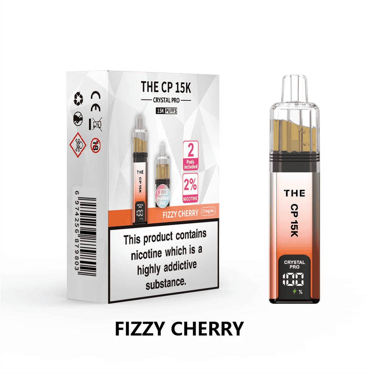 The Crystal Pro CP 15k Prefilled Pod Vape Kit - Box of 5