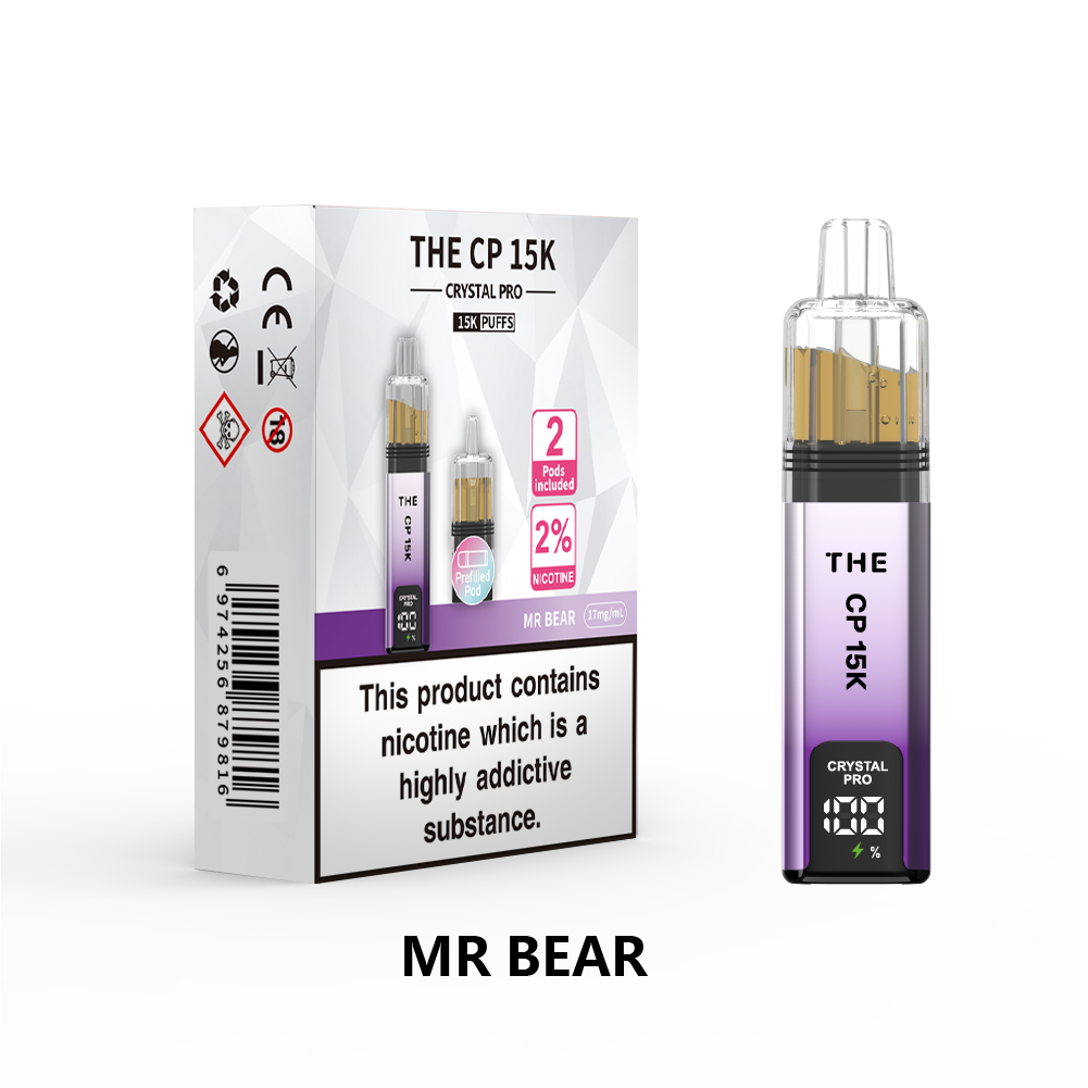 The Crystal Pro CP 15k Prefilled Pod Vape Kit - Box of 5