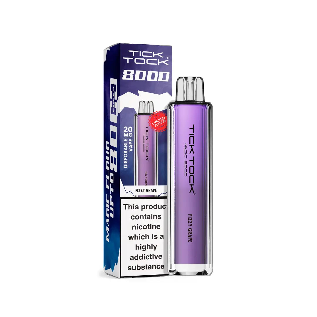 Tick Tock Magic 8000 Puff Prefilled & Reusable Pod Kit
