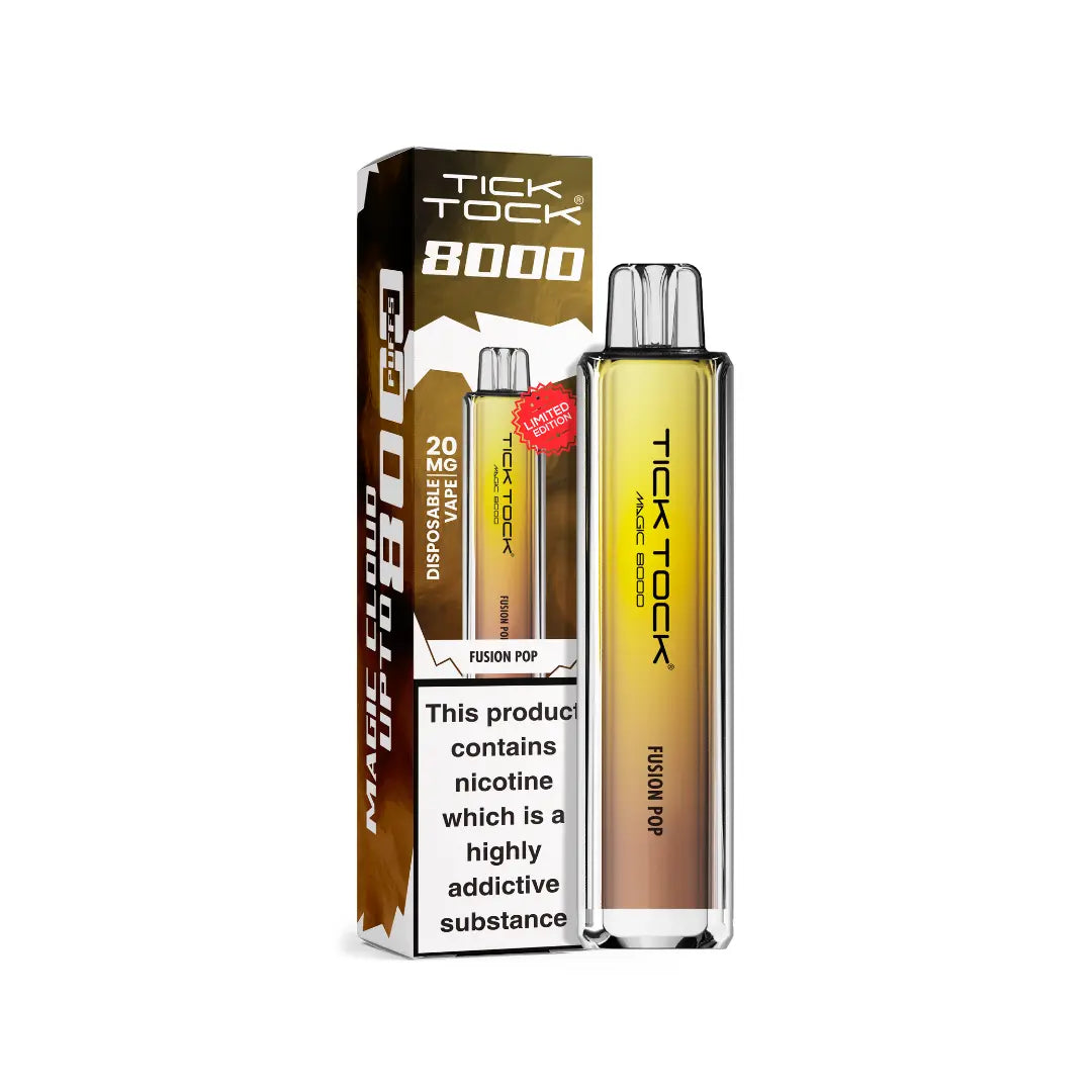 Tick Tock Magic 8000 Puff Prefilled & Reusable Pod Kit