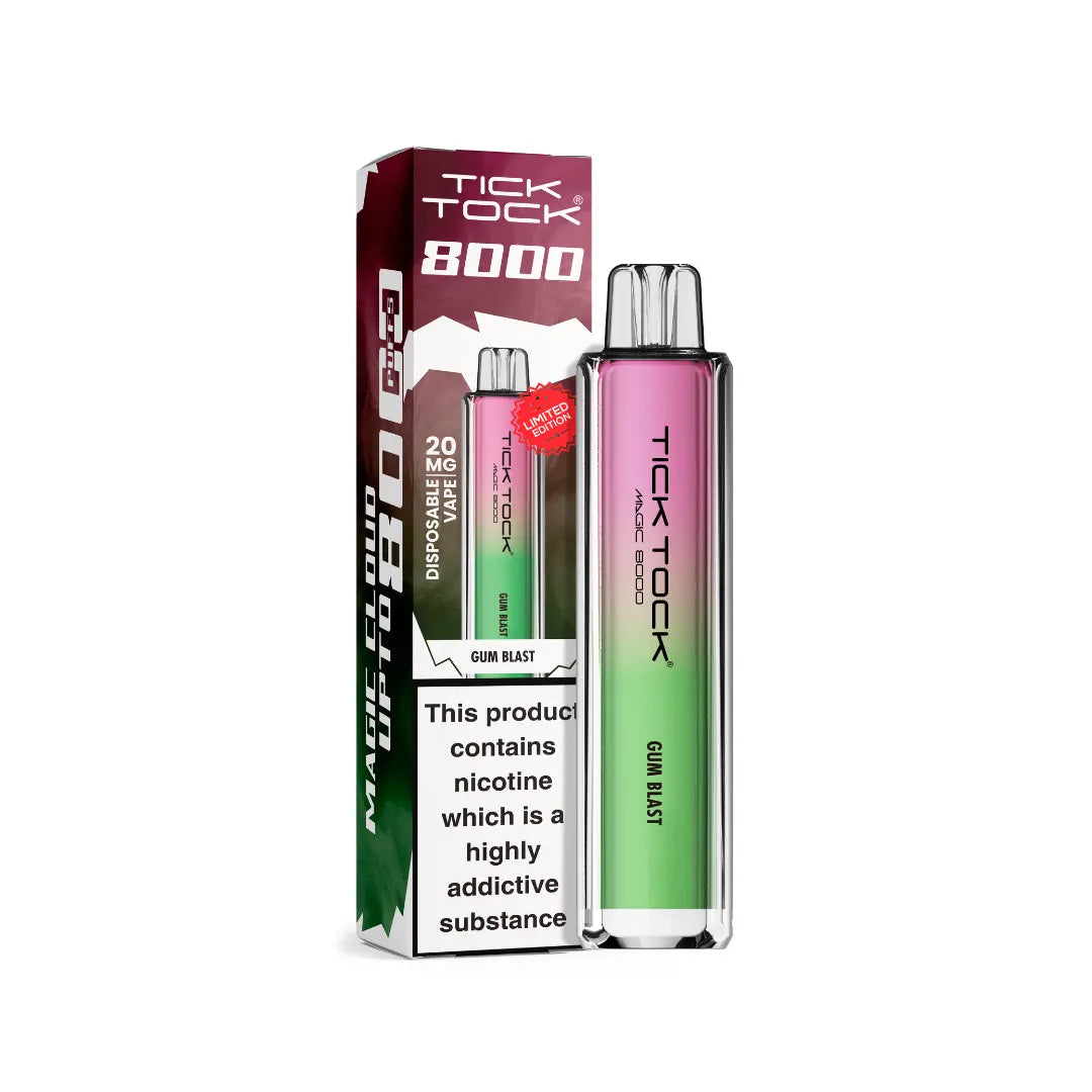 Tick Tock Magic 8000 Puff Prefilled & Reusable Pod Kit