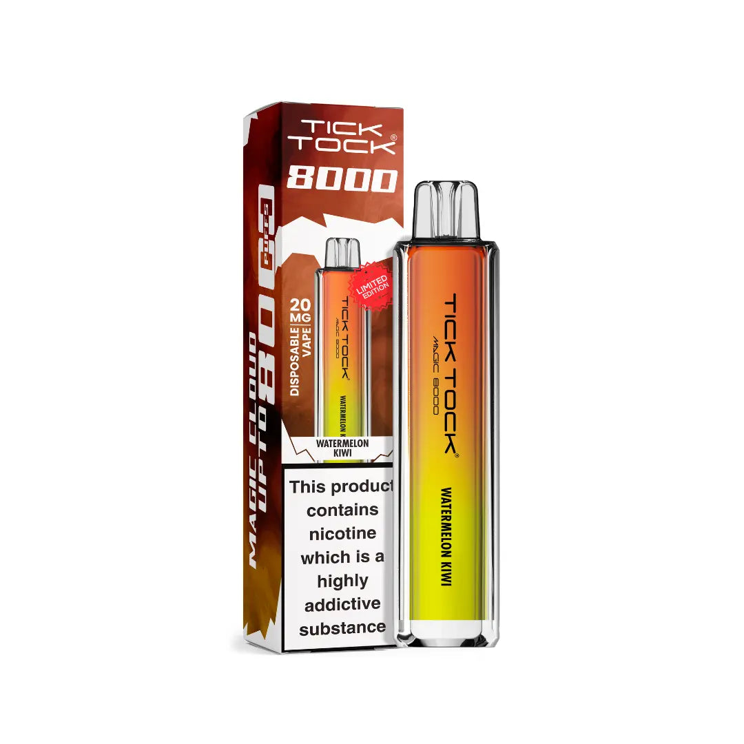 Tick Tock Magic 8000 Puff Prefilled & Reusable Pod Kit