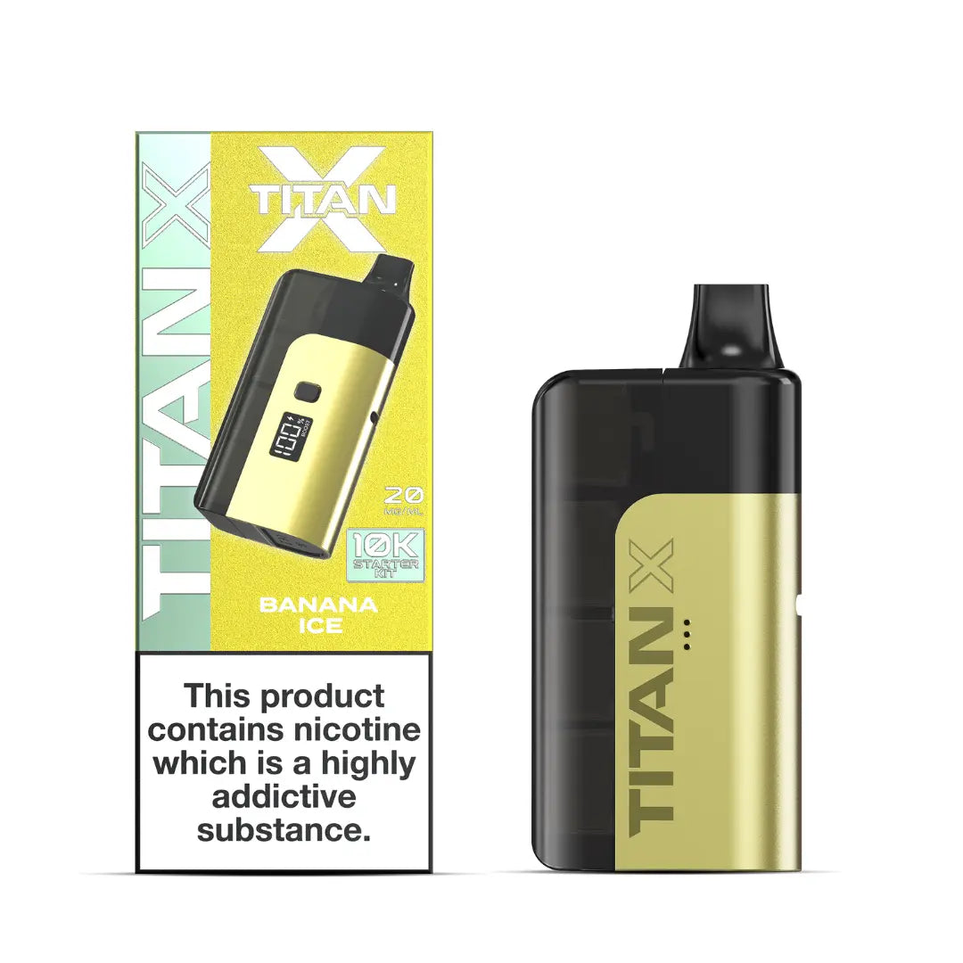 Titan X 10000 Puff Prefilled & Reusable Pod Kit