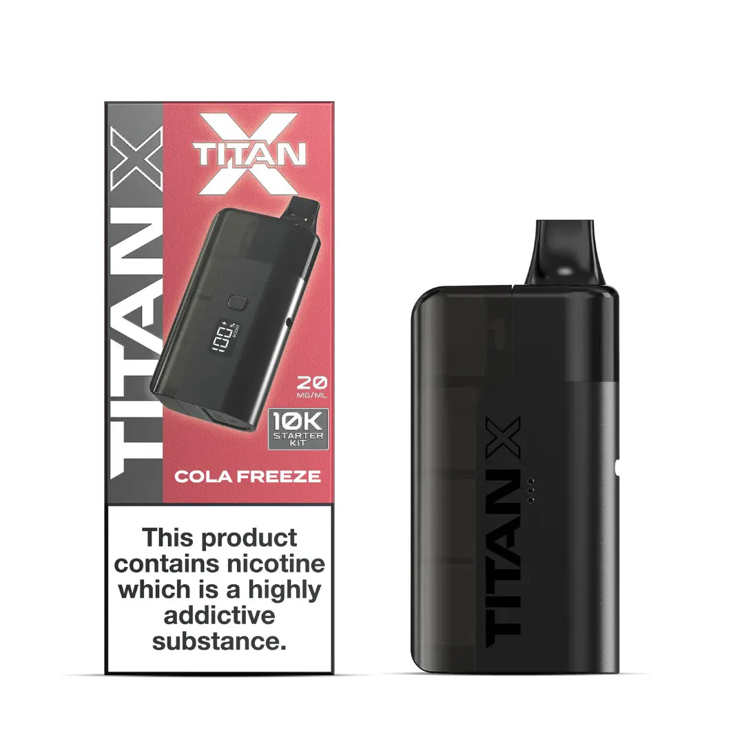 Titan X 10000 Puff Prefilled & Reusable Pod Kit