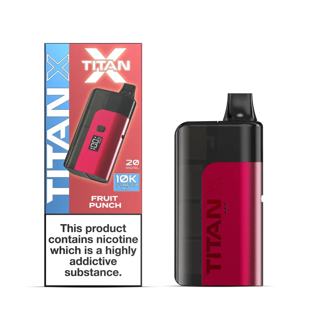 Titan X 10000 Puff Prefilled & Reusable Pod Kit