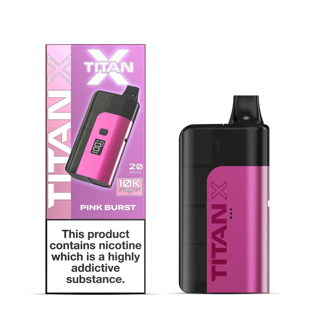 Titan X 10000 Puff Prefilled & Reusable Pod Kit