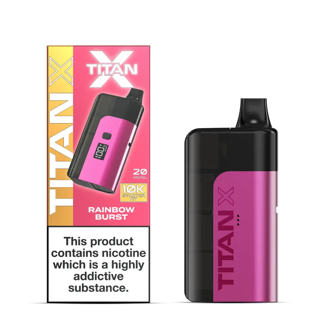 Titan X 10000 Puff Prefilled & Reusable Pod Kit