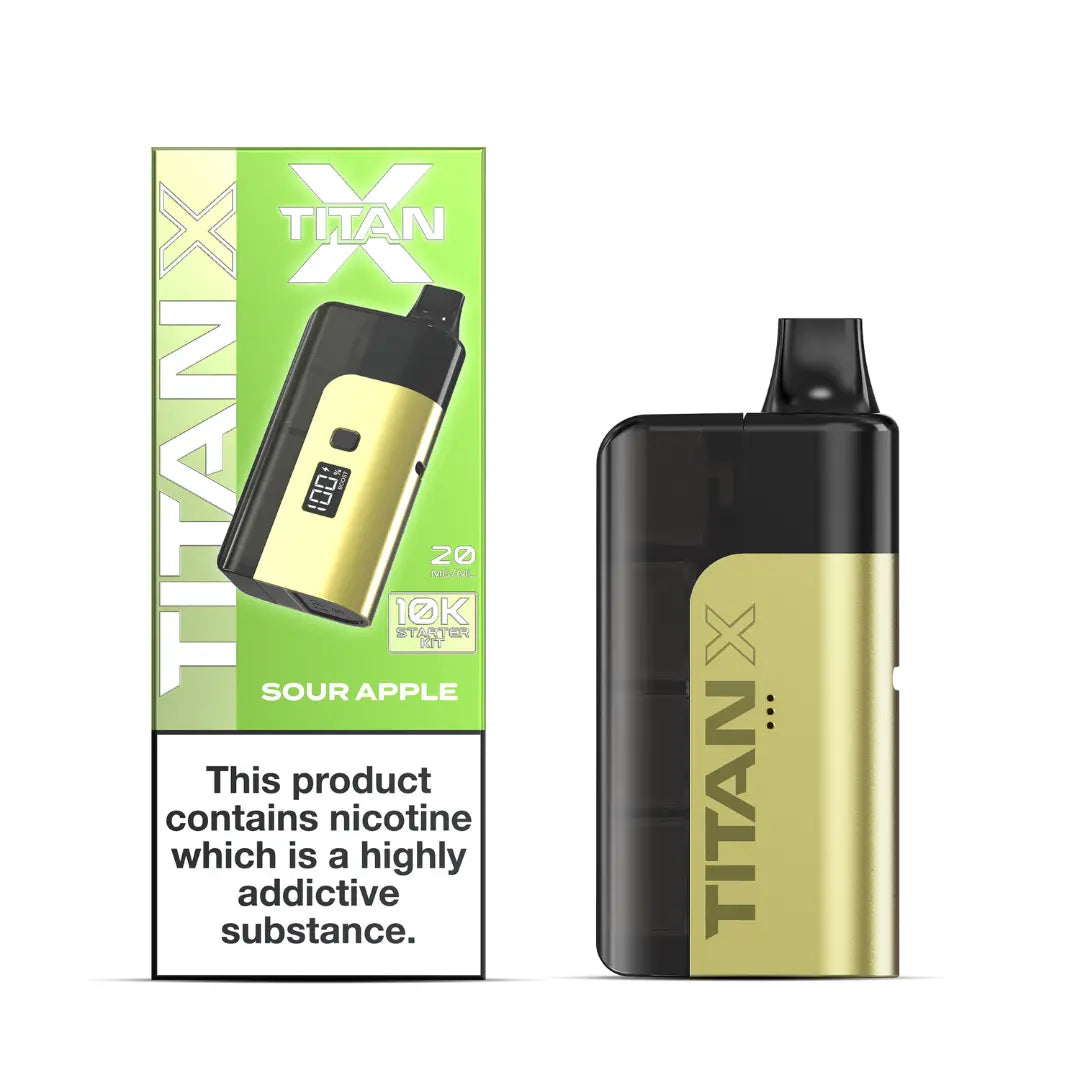Titan X 10000 Puff Prefilled & Reusable Pod Kit
