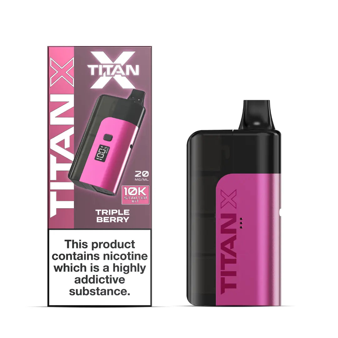 Titan X 10000 Puff Prefilled & Reusable Pod Kit