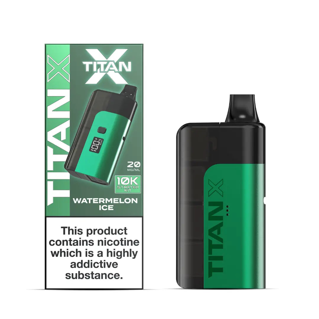 Titan X 10000 Puff Prefilled & Reusable Pod Kit
