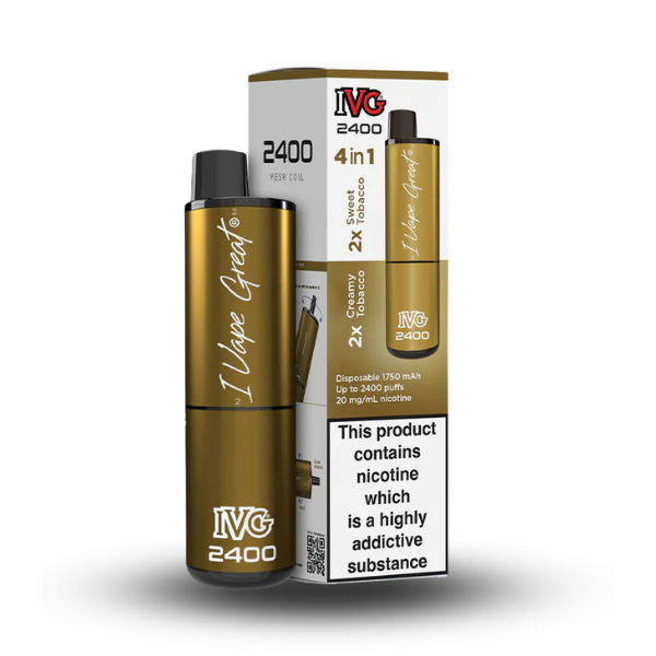 Tobacco Edition - IVG 2400 Disposable Kit