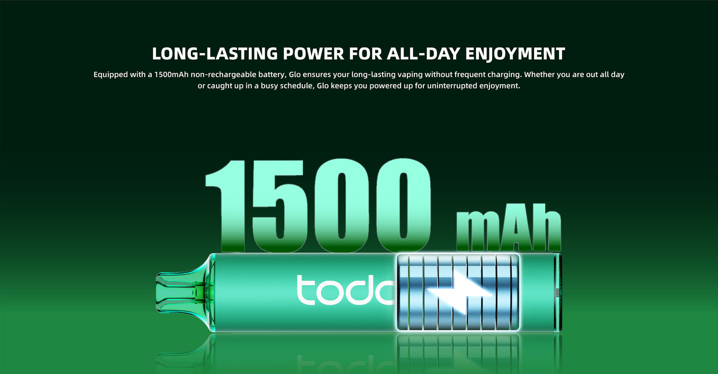 TODOO GLO 2500 Züge Einweg-E-Zigarette Großhandel 