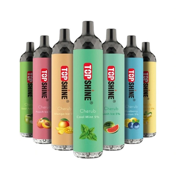 Top Shine Cherub Einweg-E-Zigarette für 4500 Züge (5%, 10ml)