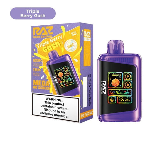 RAZ LTX 25K Gush Edition Disposable Vape 800mAh 15 Flavors