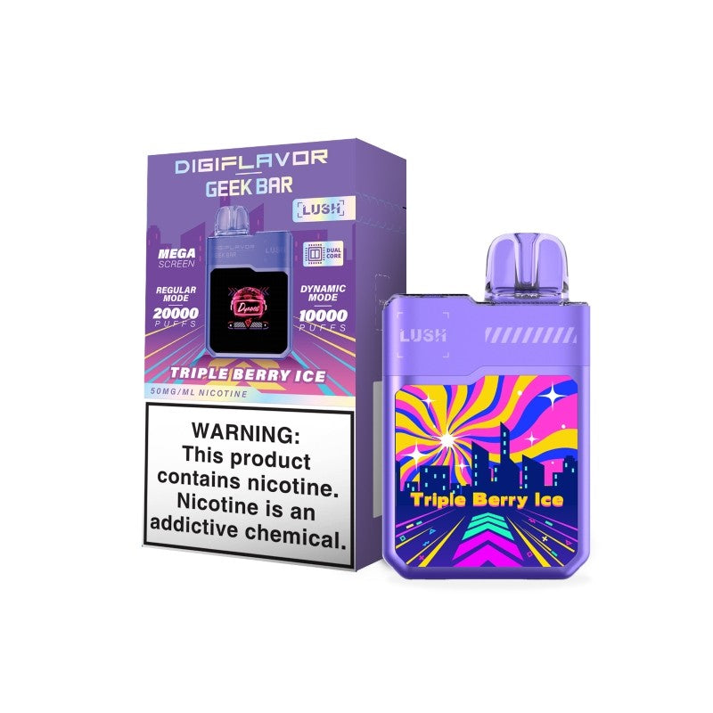 Digiflavor x Geek Bar Lush 20K Disposable Vape (5%. 20ml)