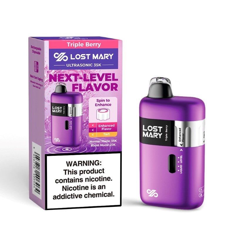 Lost Mary Ultrasonic 35K Disposable Vape 20ml 5% (35000 Puffs)