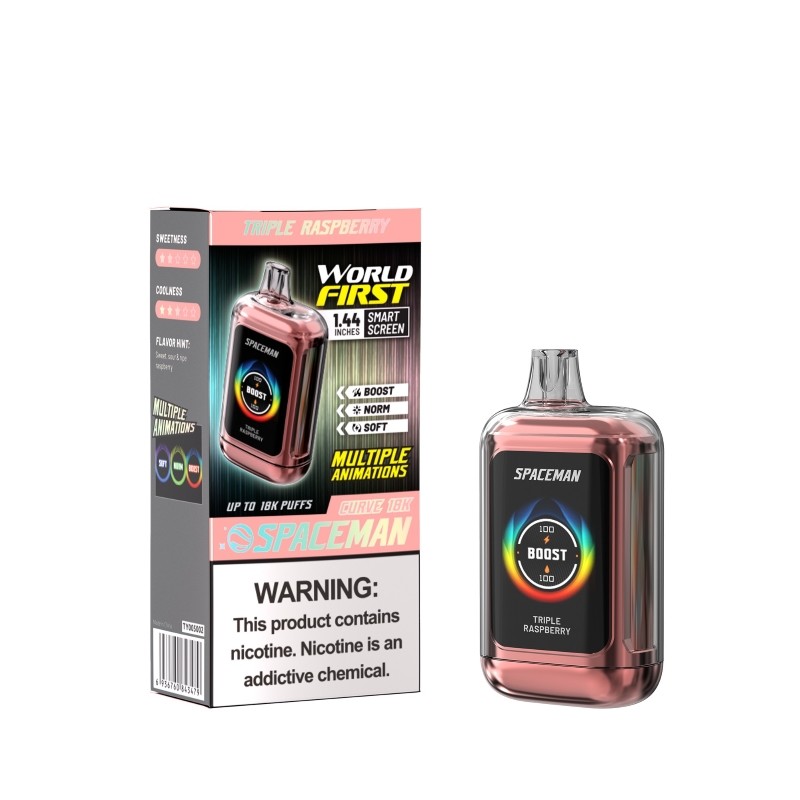 Spaceman Curve 18K Einweg-E-Zigarette 16,5 ml