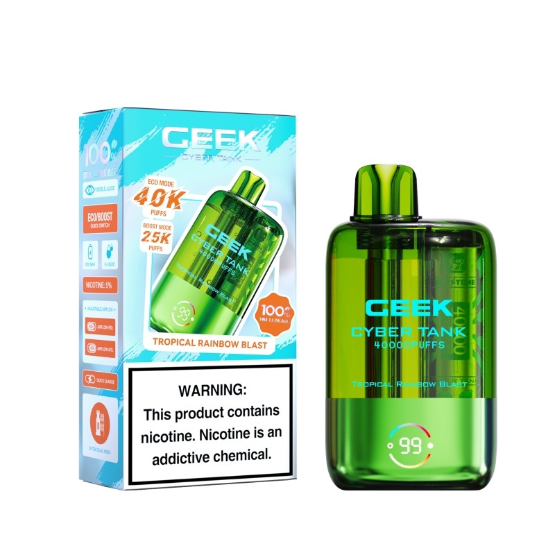 Ceek Cyber ​​Visible Tank 40K Einweg-E-Zigarette 5%