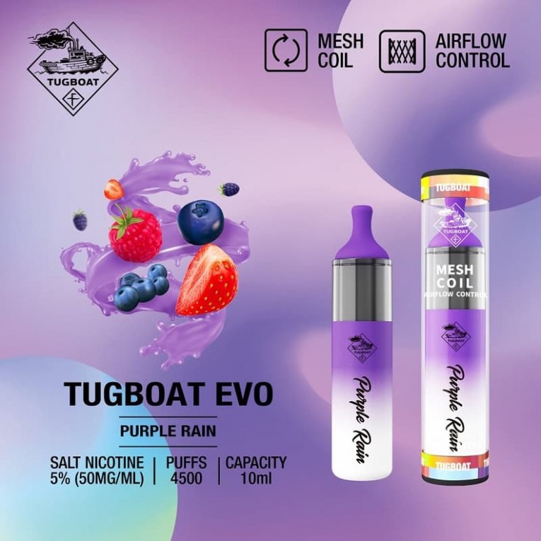Tugboat EVO Einweg-E-Zigarette, 4500 Züge 
