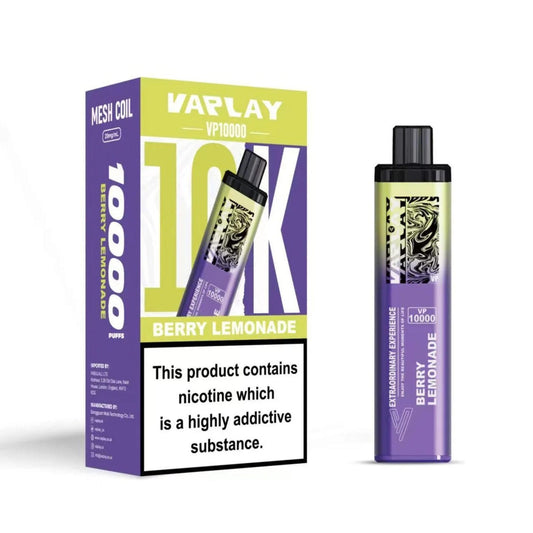Vaplay VP10000 Prefilled Pod Vape Kit - Box of 5