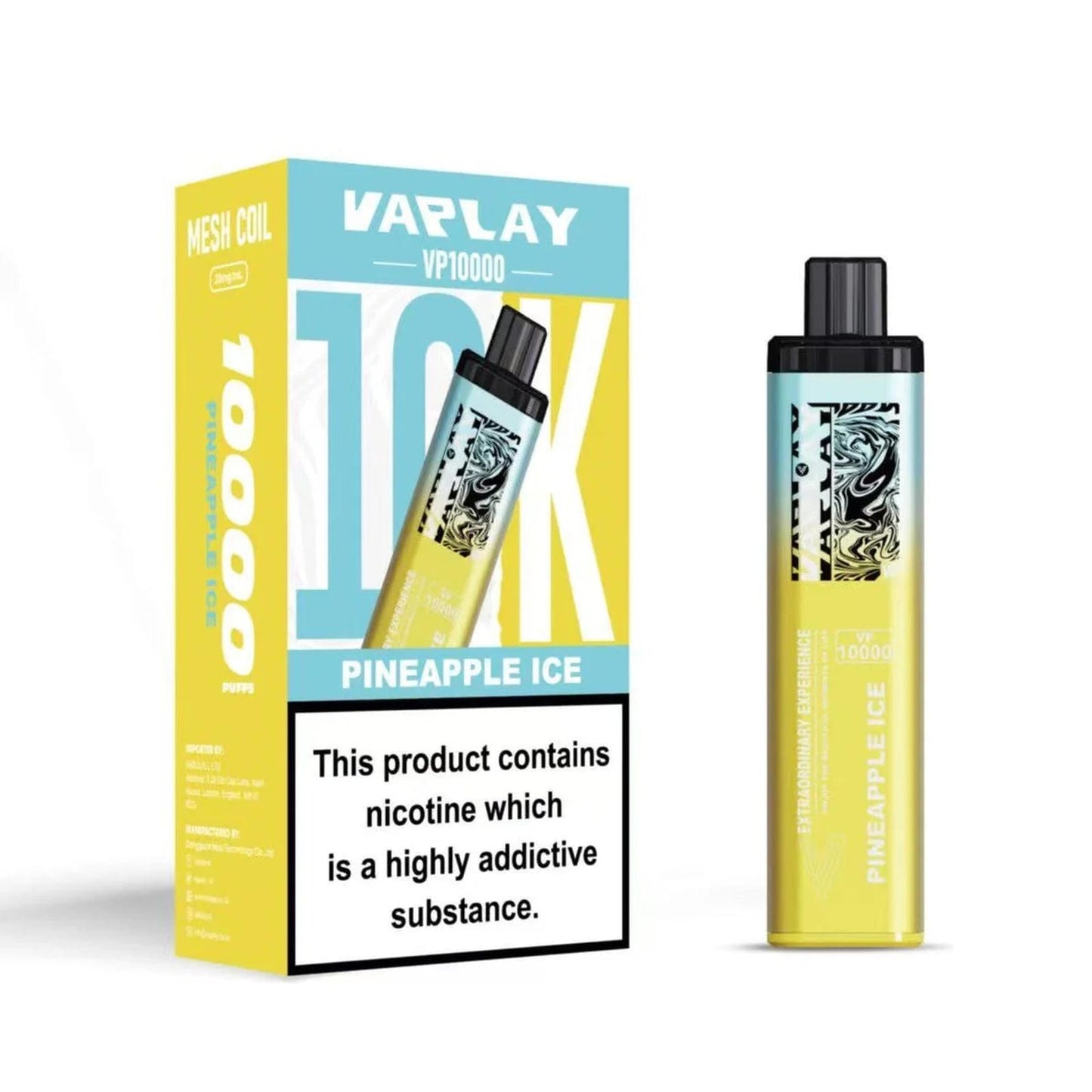 Vaplay VP10000 Prefilled Pod Vape Kit - Box of 5