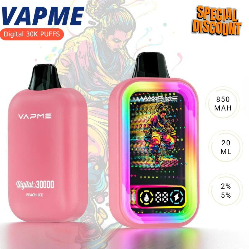 Vapeme Digital 30k Lungeninhalations-Vape Bestseller Großhandelspreis 