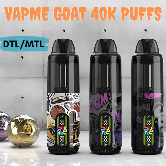 VAPME GOAT 40000 Züge Exklusiver Großhandelsrabatt Begrenztes Angebot 