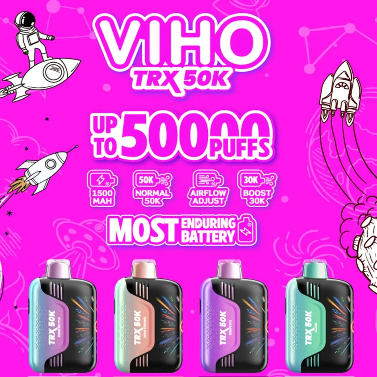 VIHO TRX 50K Disposable Vape