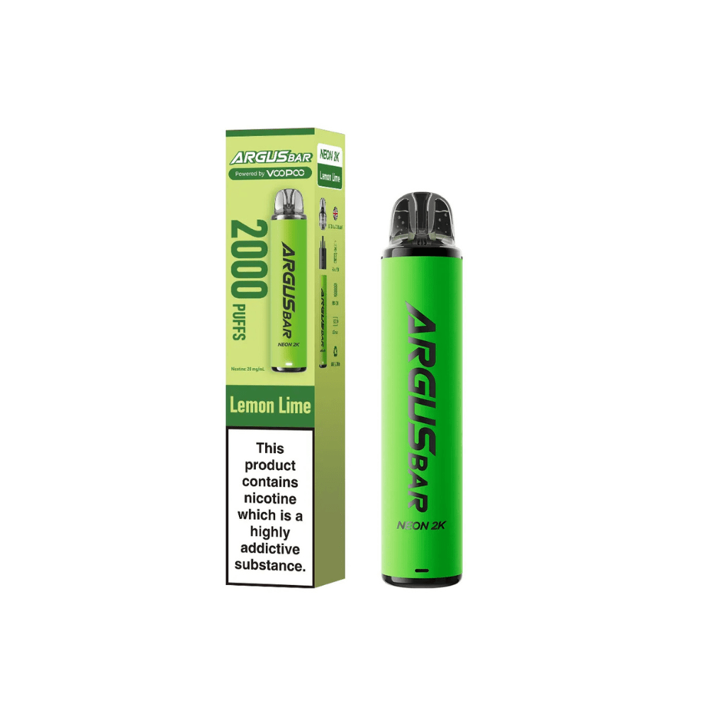 Voopoo Argus Bar Neon 2K Pre-filled Kit | Box of 10