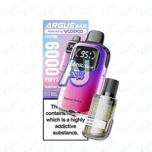 VooPoo Argus Bar Prime Prefilled Vape Kit