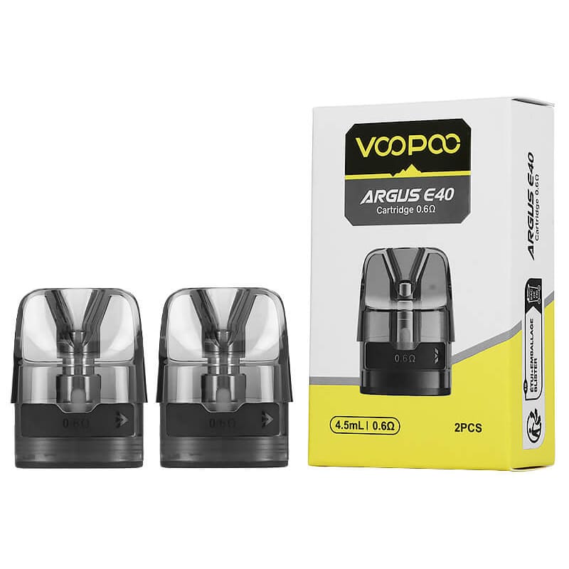 VOOPOO Argus E40 – Packung mit 2 Kartuschen Pod 4,5 ml