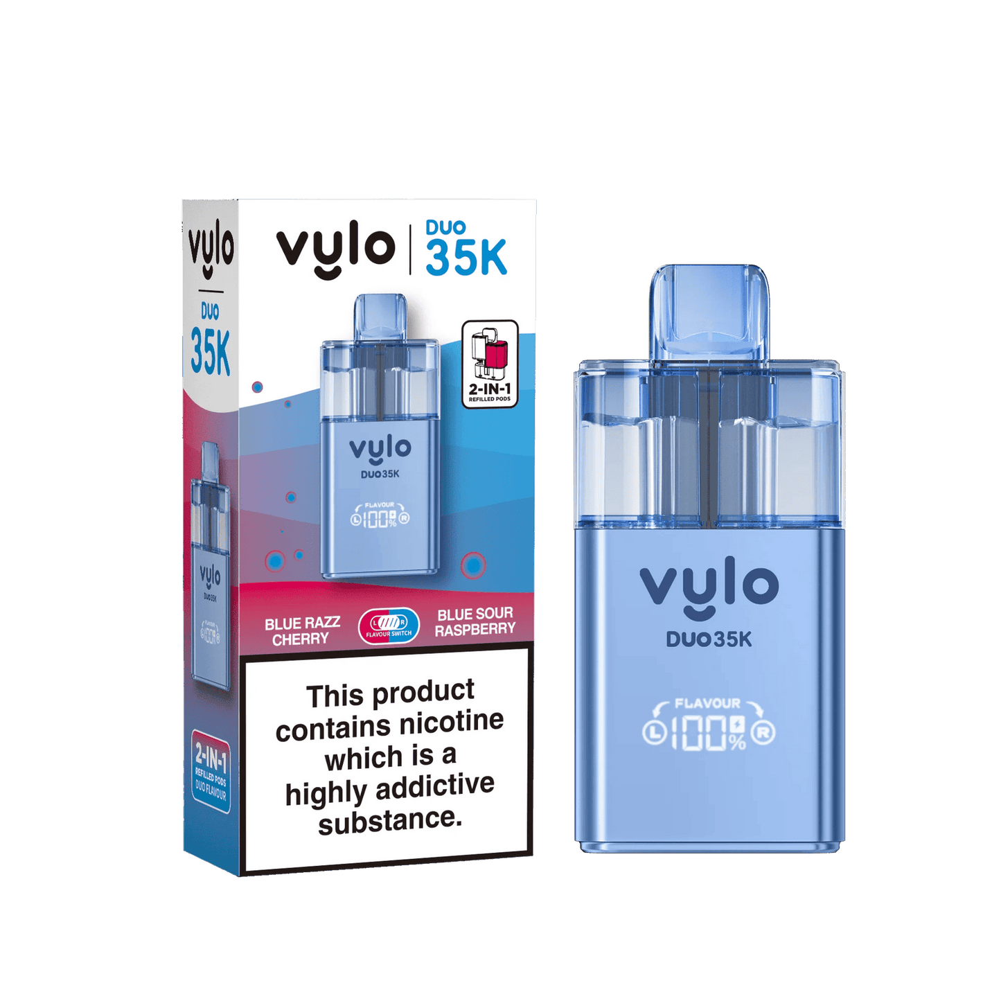 Vylo Duo 35k 2 in 1 Prefilled Pod Vape - Box of 5