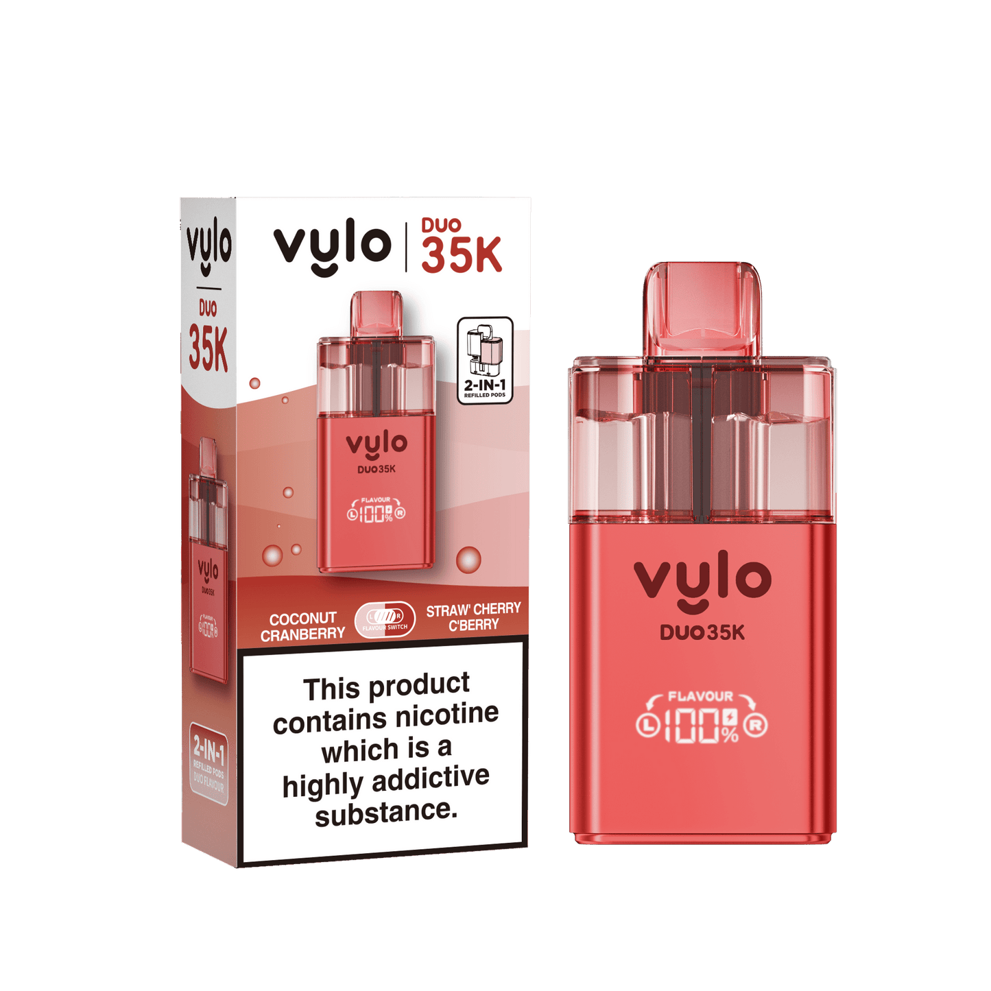 Vylo Duo 35k 2 in 1 Prefilled Pod Vape - Box of 5