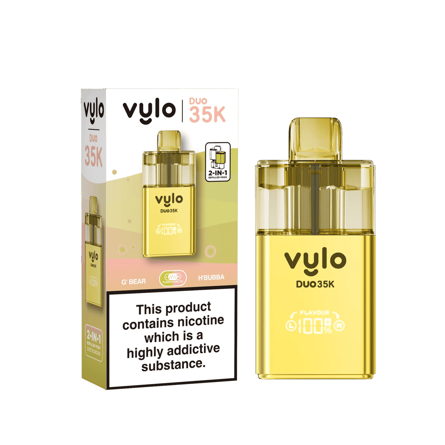 Vylo Duo 35k 2 in 1 Prefilled Pod Vape - Box of 5