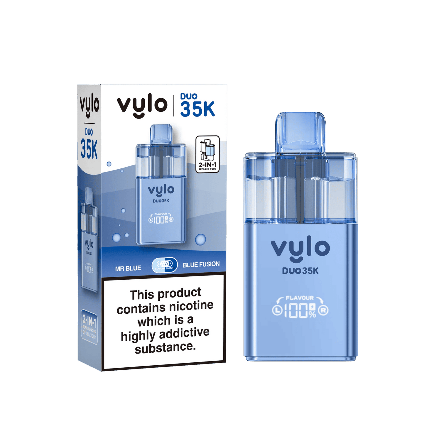 Vylo Duo 35k 2 in 1 Prefilled Pod Vape - Box of 5