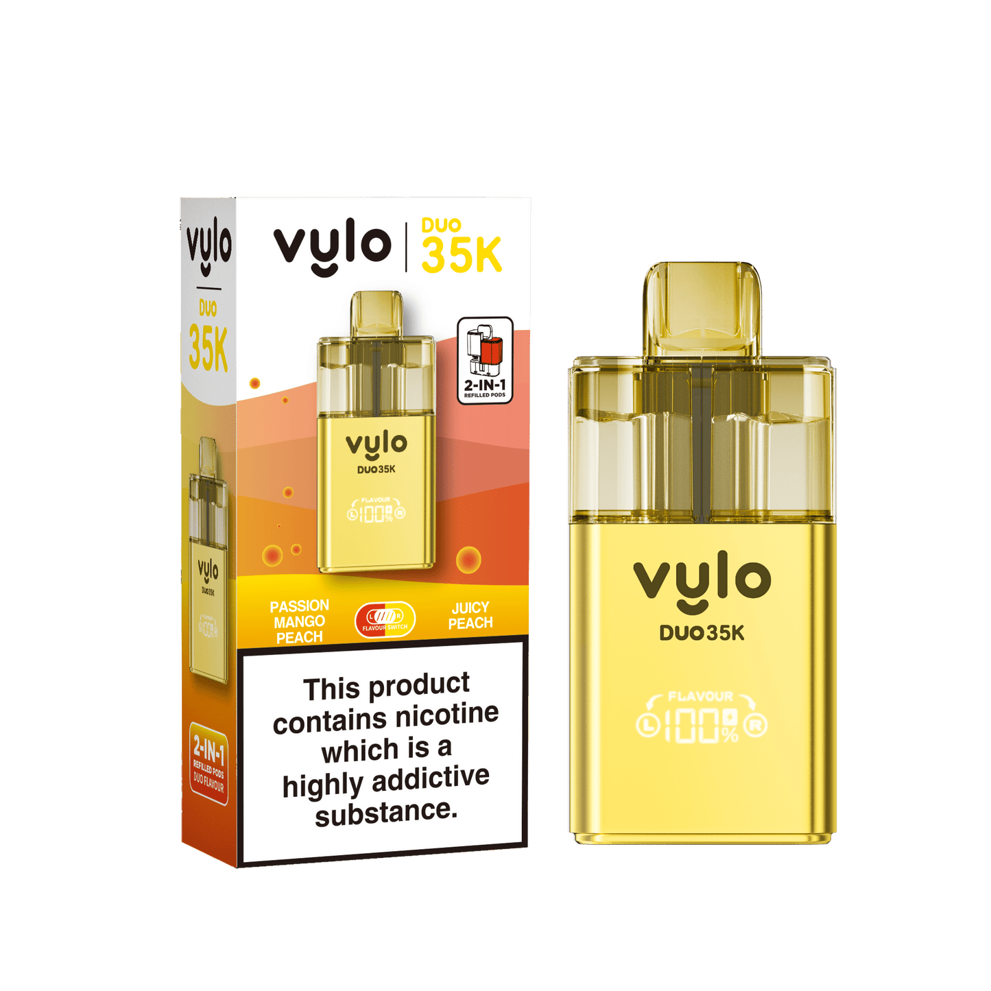 Vylo Duo 35k 2 in 1 Prefilled Pod Vape - Box of 5