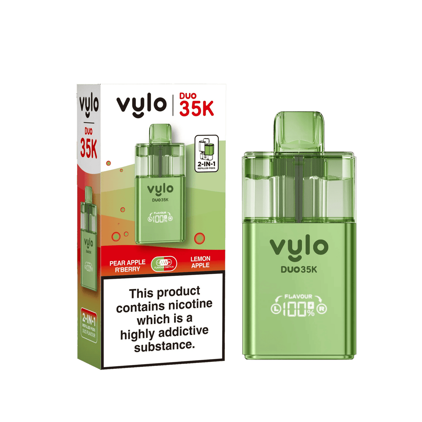 Vylo Duo 35k 2 in 1 Prefilled Pod Vape - Box of 5