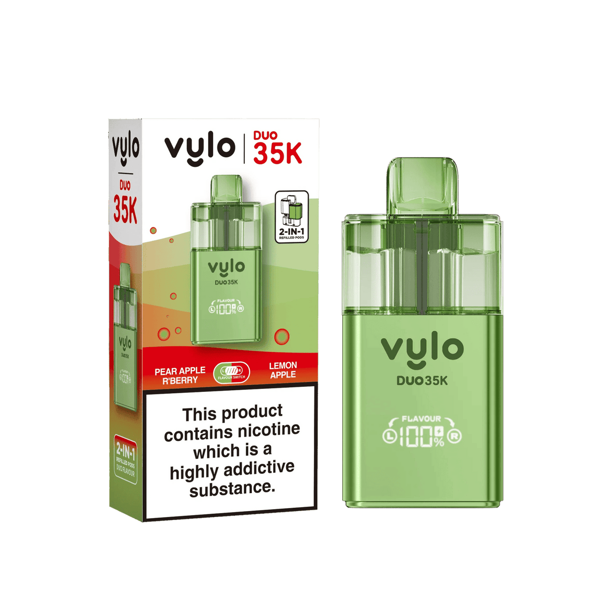 Vylo Duo 35k 2 in 1 Prefilled Pod Vape - Box of 5