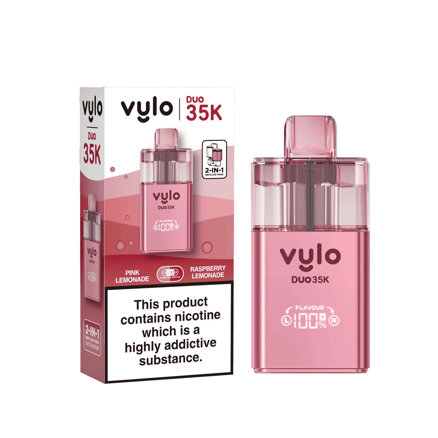 Vylo Duo 35k 2 in 1 Prefilled Pod Vape - Box of 5
