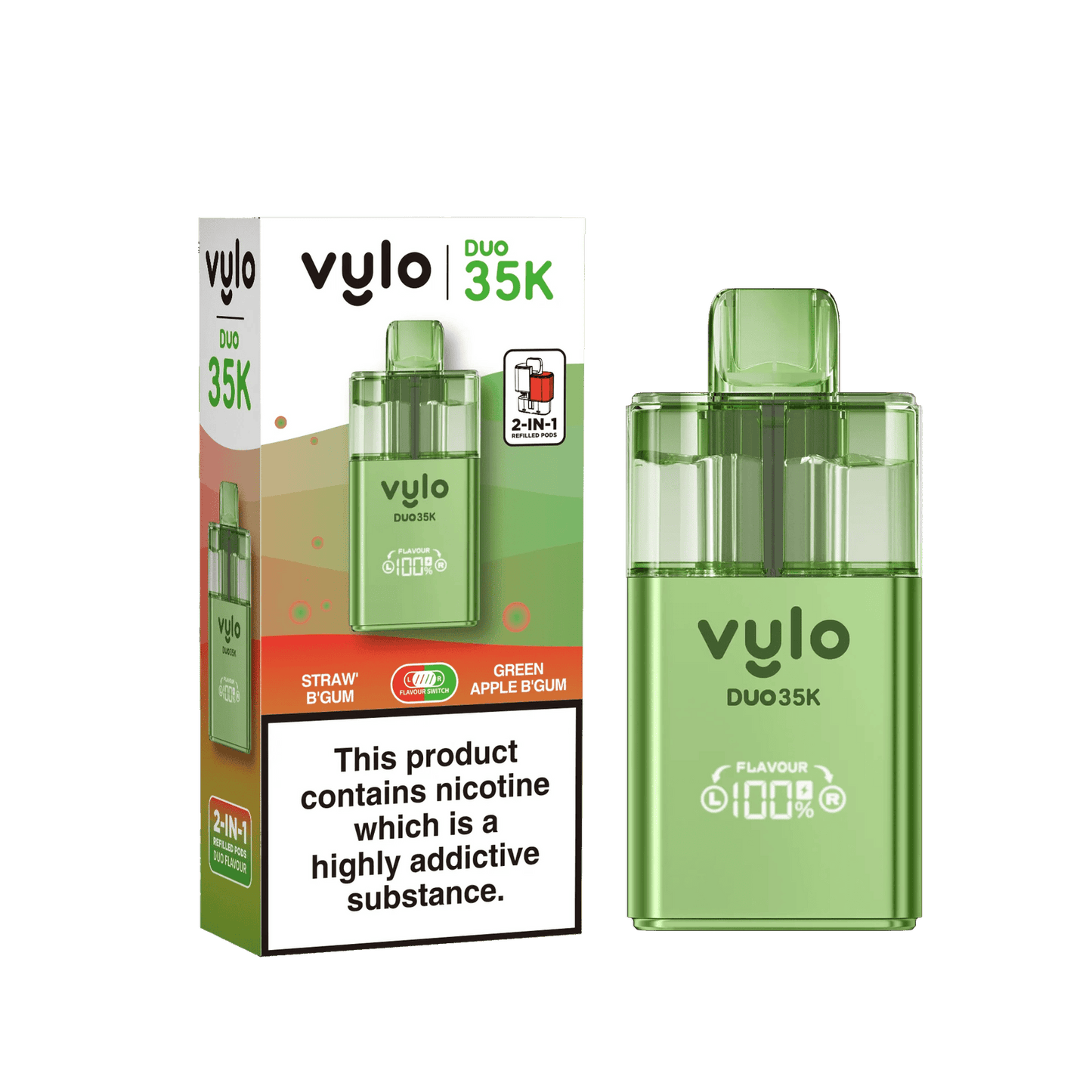 Vylo Duo 35k 2 in 1 Prefilled Pod Vape - Box of 5