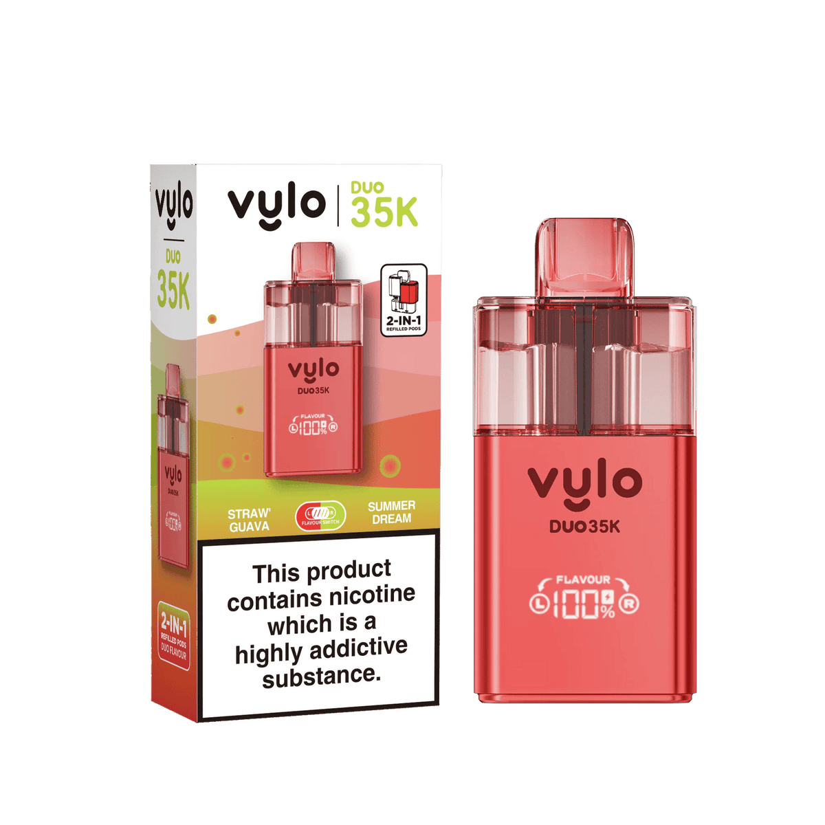 Vylo Duo 35k 2 in 1 Prefilled Pod Vape - Box of 5