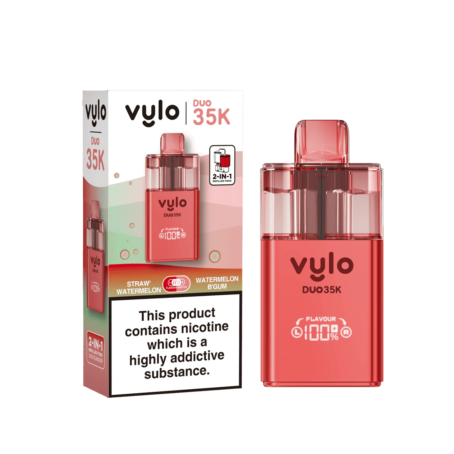 Vylo Duo 35k 2 in 1 Prefilled Pod Vape - Box of 5