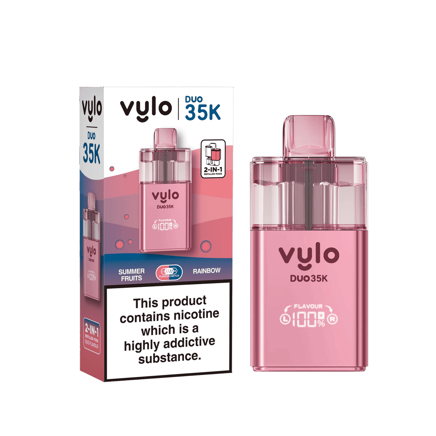 Vylo Duo 35k 2 in 1 Prefilled Pod Vape - Box of 5