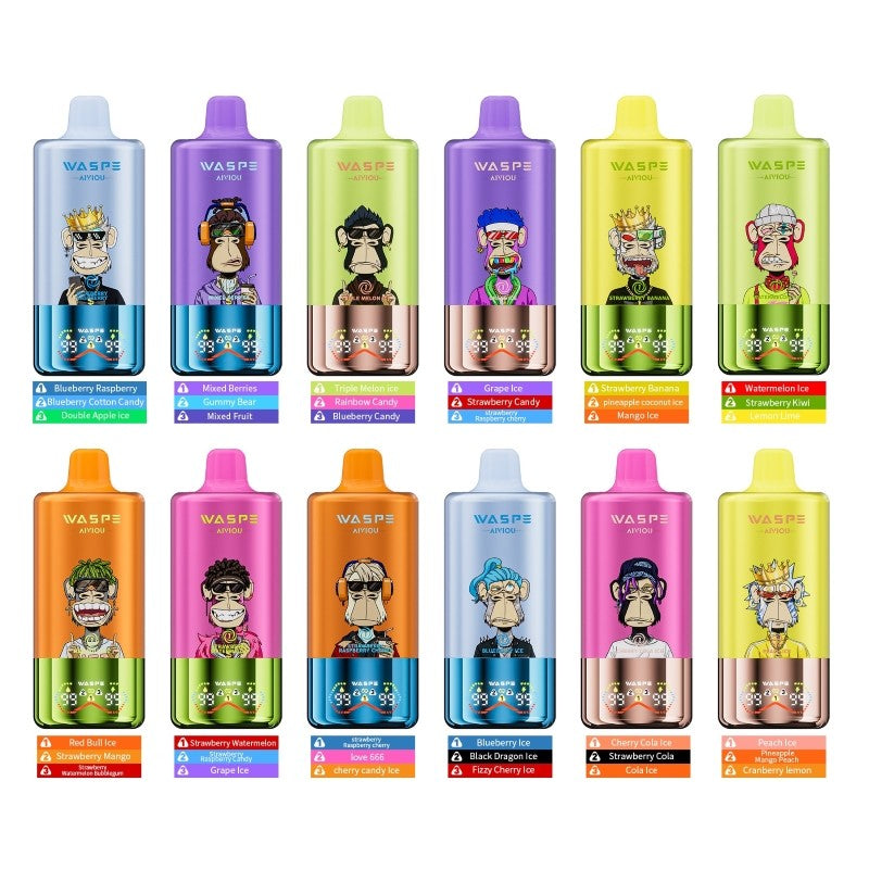 WASPE 60K 3-in-1 Triple Flavor Disposable Vape 54ml 5%