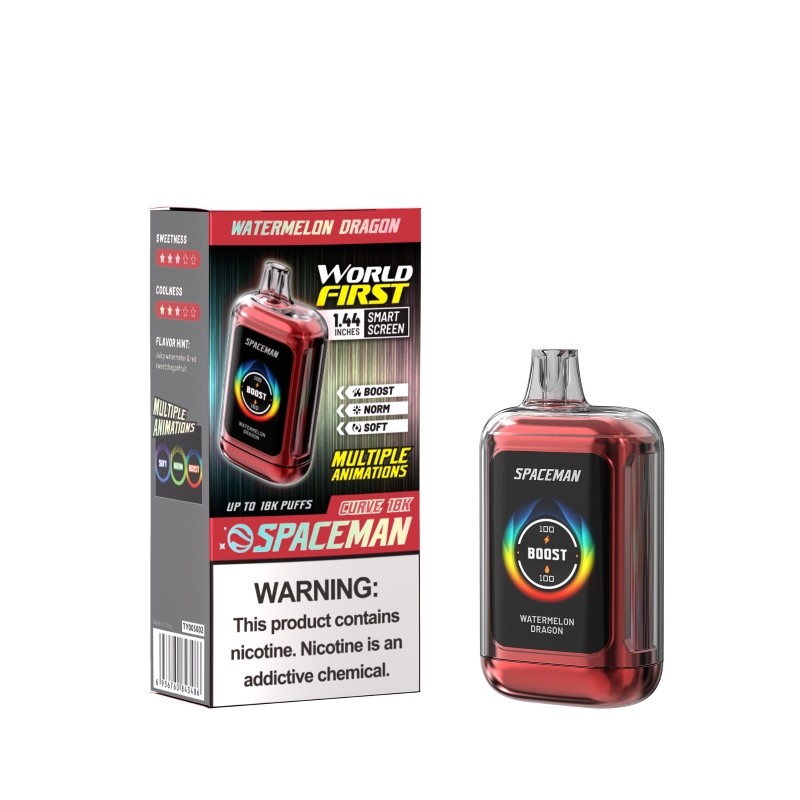 Spaceman Curve 18K Einweg-E-Zigarette 16,5 ml