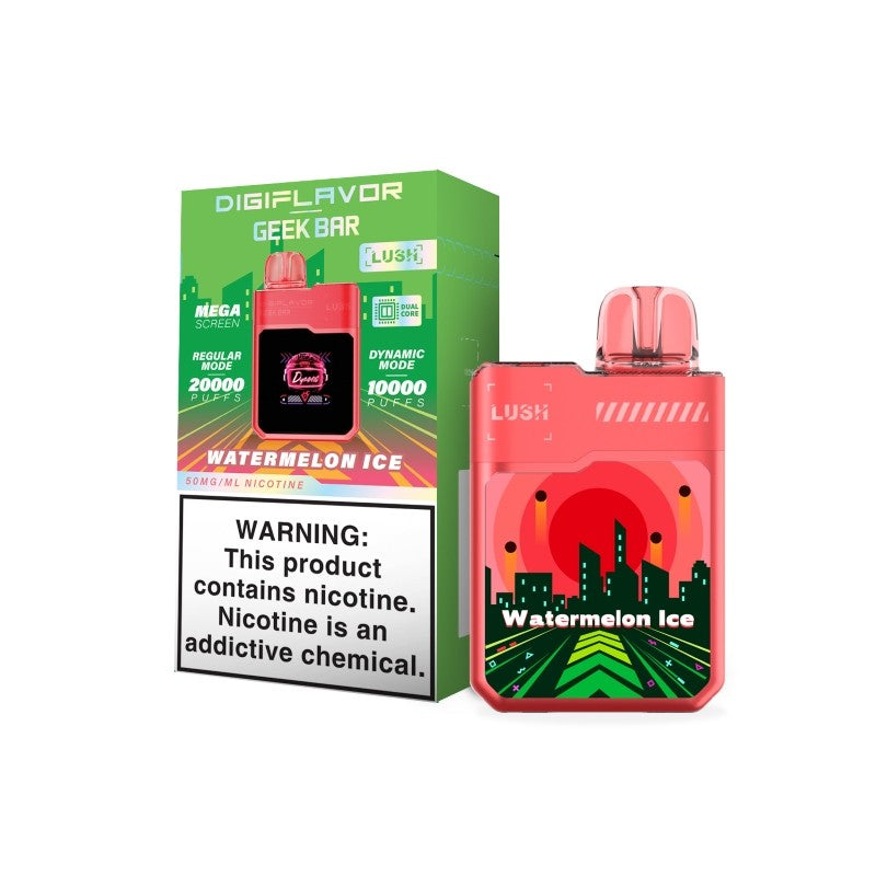 Digiflavor x Geek Bar Lush 20K Disposable Vape (5%. 20ml)