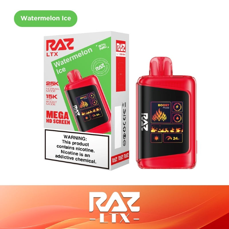 RAZ LTX 25K Disposable Vape 16ml 5%