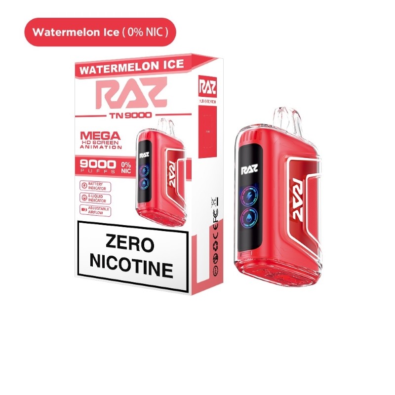 RAZ TN9000 Nikotinfreie Einweg-E-Zigarette 12 ml