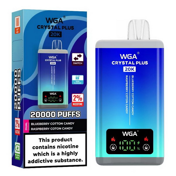 WGA Crystal Plus 20000 Vape 2-in-1 Wiederaufladbar