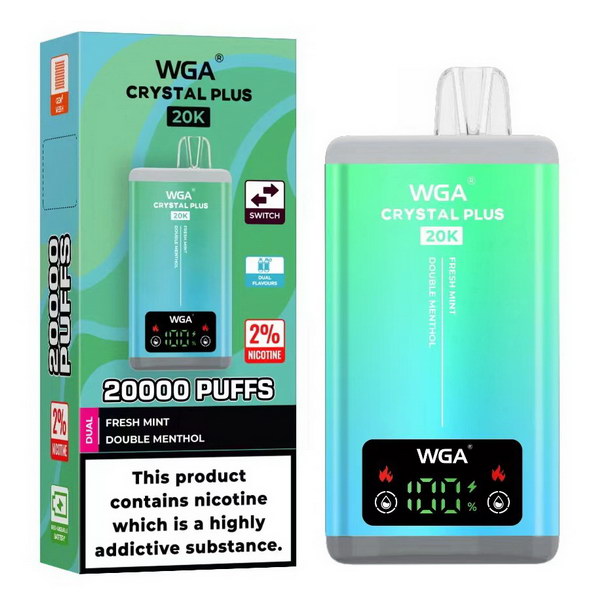 WGA Crystal Plus 20000 Vape 2-in-1 Rechargeable